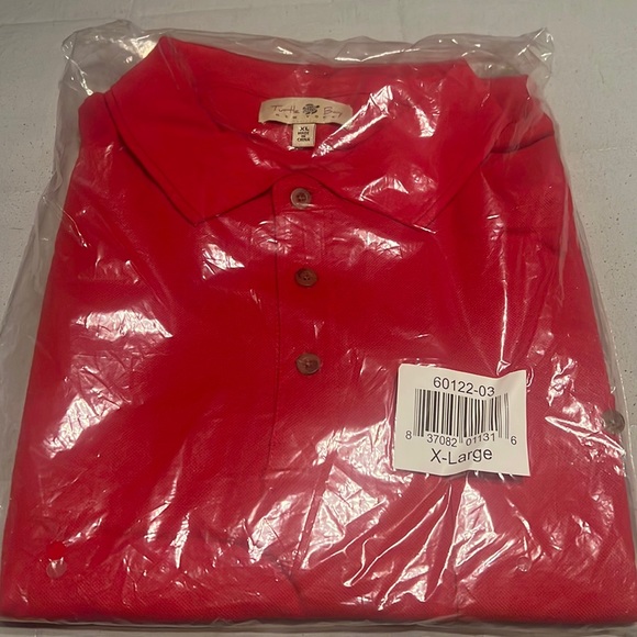 Brand new red Turtle bay of New York polo style shirt in a size XL.... - Picture 1 of 3
